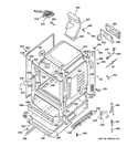 BODY PARTS Diagram and Parts List for JGB250DET1CC  General Electric Range
