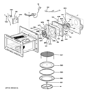 INTERIOR PARTS 1 Diagram and Parts List for ZSC1001KSS02  General Electric Microwave
