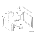 UNIT PARTS Diagram and Parts List for AEQ25DPL1  General Electric Air Conditioner