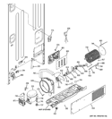 MACHINE COMPARTMENT Diagram and Parts List for PGSS5RKZCSS  General Electric Refrigerator