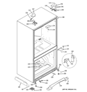 CASE PARTS Diagram and Parts List for PFSF0MFZFBB  General Electric Refrigerator