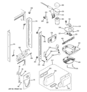FRESH FOOD SECTION Diagram and Parts List for PFSF2MIYFWW  General Electric Refrigerator