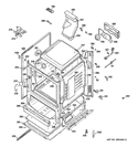 BODY PARTS Diagram and Parts List for PGB900SET1SS  General Electric Range