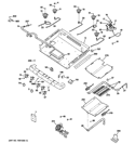 GAS & BURNER PARTS Diagram and Parts List for PGB935SET1SS  General Electric Range