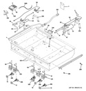 GAS & BURNER PARTS Diagram and Parts List for ZDP364LRP4SS  General Electric Range