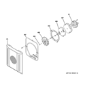 SMALL CONVECTION FAN Diagram and Parts List for ZDP486LRP4SS  General Electric Range