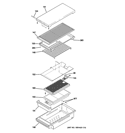 GRILL ASSEMBLY Diagram and Parts List for ZGU364NRP5SS  General Electric Cooktop