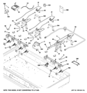 GAS & BURNER PARTS Diagram and Parts List for ZGU486NRP5SS  General Electric Cooktop