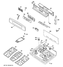 Part Location Diagram of WB27K10437 GE CONTROL OVN (ERC3HP)