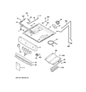 GAS & BURNER PARTS Diagram and Parts List for RGA720PK3WH  Hotpoint Range