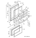DOORS Diagram and Parts List for ZICS360NRJLH  General Electric Refrigerator