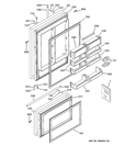DOORS Diagram and Parts List for ZICS360NRJRH  General Electric Refrigerator
