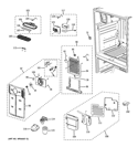 Part Location Diagram of WR23X10612 GE SENSOR TEMP PANTRY