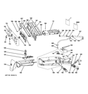 CONTROLS & DISPENSER Diagram and Parts List for PFWS4605L0MV  General Electric Washer