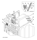 OVER NIGHT & STEAM GENERATOR Diagram and Parts List for PFWS4605L0MV  General Electric Washer