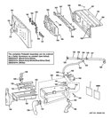 Part Location Diagram of WH42X10771 GE CONTROL PANEL Assembly WW