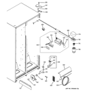 FRESH FOOD SECTION Diagram and Parts List for GSF25JGCBBB  General Electric Refrigerator