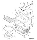 UPPER OVEN Diagram and Parts List for PCB975ST1SS  General Electric Range