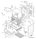 LOWER OVEN Diagram and Parts List for PCB975ST1SS  General Electric Range