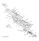 CONTROL PANEL Diagram and Parts List for JDP42DT1BB  General Electric Range