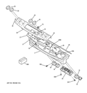 CONTROL PANEL Diagram and Parts List for JSP42DN4WW  General Electric Range