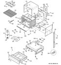 BODY PARTS Diagram and Parts List for JSP42DN4WW  General Electric Range