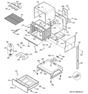 BODY PARTS Diagram and Parts List for JSP42SN4SS  General Electric Range