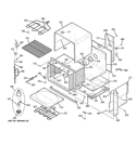 BODY PARTS Diagram and Parts List for PD968SP3SS  General Electric Range