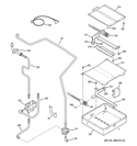 GAS & BURNER PARTS Diagram and Parts List for PGS968SEP3SS  General Electric Range