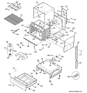 BODY PARTS Diagram and Parts List for PS905DP3BB  General Electric Range