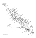 CONTROL PANEL Diagram and Parts List for PS905SP3SS  General Electric Range