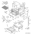 BODY PARTS Diagram and Parts List for PS905SP3SS  General Electric Range
