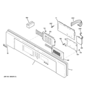 CONTROL PANEL Diagram and Parts List for ZET3038SH4SS  General Electric Wall Oven