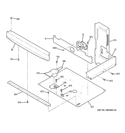 CENTER SPACER Diagram and Parts List for ZET3058SH5SS  General Electric Wall Oven