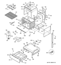 BODY PARTS Diagram and Parts List for JSP39SN5SS  General Electric Range