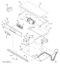 CONTROL PANEL Diagram and Parts List for JTP31SR2SS  General Electric Wall Oven