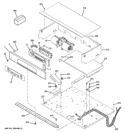 CONTROL PANEL Diagram and Parts List for JTP55SP2SS  General Electric Wall Oven
