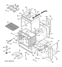 BODY PARTS Diagram and Parts List for JDP39DN4WW  General Electric Range