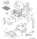 BODY PARTS Diagram and Parts List for PCS905DP2WW  General Electric Range