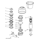 Part Location Diagram of WC11X20163 GE Garbage Disposal Drain Stopper