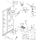 FRESH FOOD SECTION Diagram and Parts List for GSS23QSTASS  General Electric Refrigerator