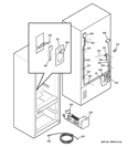 WATER SYSTEM Diagram and Parts List for PDS22SISBRSS  General Electric Refrigerator