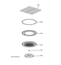 INTERIOR PARTS 2 Diagram and Parts List for PSB2200NWW02  General Electric Microwave