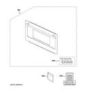 DOOR PARTS Diagram and Parts List for ZSC2200NWW02  General Electric Microwave