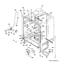 BODY PARTS Diagram and Parts List for GLD4550R08CS  General Electric Dishwasher