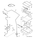 GAS & BURNER PARTS Diagram and Parts List for PGS968SEP2SS  General Electric Range