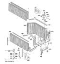 UNIT PARTS Diagram and Parts List for AZ61H12EABW2  General Electric Air Conditioner