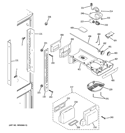 FRESH FOOD SECTION Diagram and Parts List for GBSL0HCXFRLS  General Electric Refrigerator