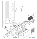 MACHINE COMPARTMENT Diagram and Parts List for GBSL0HCXFRLS  General Electric Refrigerator