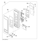 Part Location Diagram of WB56X23867 GE CONTROL PANEL SUBASM